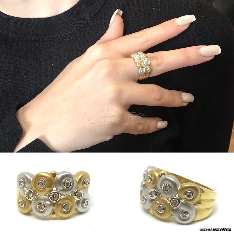 Δαχτυλιδι 18k με Μπριγιαν