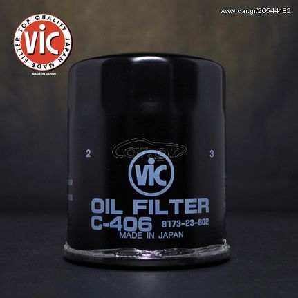 VIC OIL FILTER C 406 81 MAZDA 323 MAZDA COUPE ISUZU ΕΞΩΤΕΡΙΚΗ ΔΙΑΜΕΤΡΟΣ 80mm, ΥΨΟΣ 99mm, ΣΠΕΙΡΩΜΑ Μ 20Χ 1,5