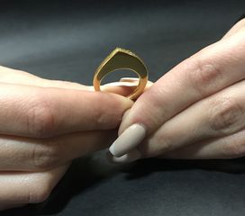Δαχτυλιδι 18k με Μπριγιάν-thumb-1