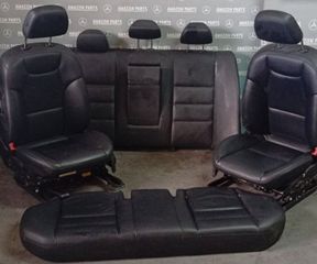 Σαλόνι δερμάτινο μαύρο για Mercedes-Benz W204 C-CLASS AMG