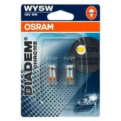 Σετ Λάμπες 12V ακάλυκη 5W ελιά Diadem Chrome πορτοκαλί (Σετ των 2) 2827DC-02B – OSRAM (συσκευασία 10 τμχ)