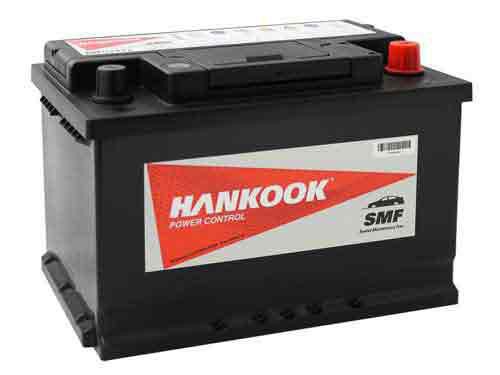 Mπαταρία αυτοκινήτου Hankook 57113. 72Ah - 12V - 640CCA