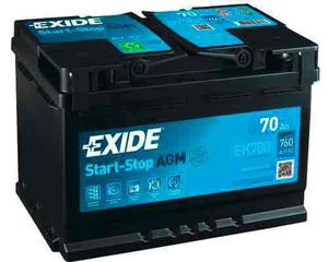 Μπαταρία αυτοκινήτου Exide AGM EK700 70AH 760A