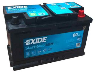Μπαταρία αυτοκινήτου Exide AGM EK800 80AH 800A