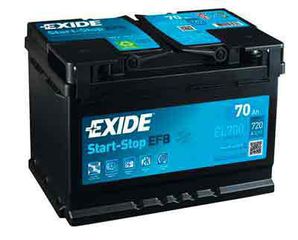 Μπαταρία αυτοκινήτου Exide EFB EL700 70AH 720A