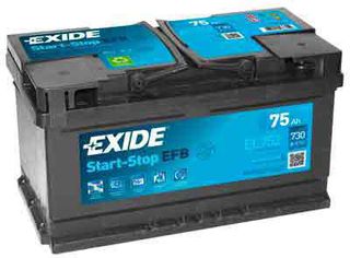 Μπαταρία αυτοκινήτου Exide EFB EL752 75AH 730A