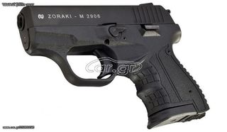 ZORAKI M2906 BLACK 9mm Πιστόλι αντίγραφο starter pistol-ισχυρού κρότου Σηματοδοσίας