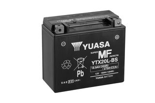 Μπαταρία Yuasa YTX20L-BS 12V MF Battery Capacity 20hr 18.9 (Ah): EN1 (Amps):  270CCA  ΓΝΗΣΙΑ