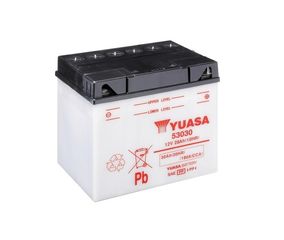 Μπαταρία Yuasa 53030 12V  Battery Capacity 20hr 30 (Ah):EN1 (Amps): 180CCA