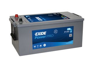 Μπαταρία Exide EF2353 Professional Power 12V Capacity 20hr 235(Ah):EN (Amps): 1300EN Εκκίνησης