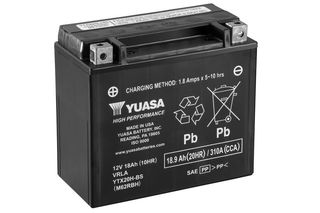 Μπαταρία Yuasa YTX20H-BS 12V MF Battery Capacity 20hr 18.9(Ah): EN1 (Amps):  310CCA