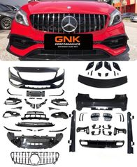 BODY KIT MERCEDES A-Class W176 (2012-2018) Facelift A45 AMG Design ΕΤΟΙΜΟΠΑΡΑΔΟΤΑ