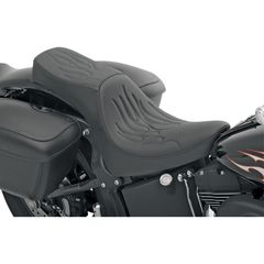 ΣΕΛΑ SEAT PREDATOR REAR 2-UP VINYL BLACK ΓΙΑ 00-05 FXST/00-17 FLST MODELS