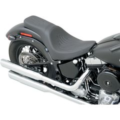 ΣΕΛΑ SEAT PREDATOR 2-UP STANDARD REAR FLAME STITCH VINYL BLACK ΓΙΑ 11-13 FFS/12-17 FLS MODELS