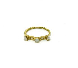 Δαχτυλιδι 18k με Όπαλ και Διαμαντια-thumb-1