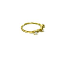 Δαχτυλιδι 18k με Όπαλ και Διαμαντια-thumb-3