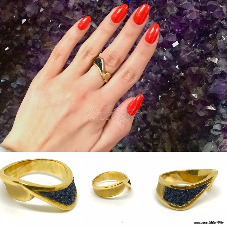 Δαχτυλιδι 18k χειροποίητο
