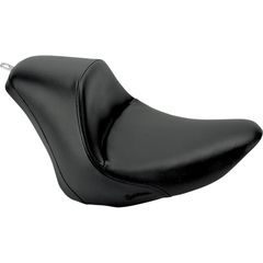 ΜΟΝΟΣΕΛΟ SOLO SEAT HEELS DOWN FRONT SADDLEGEL™ PLAIN BLACK ΓΙΑ 06-09 FXST, 07-17 FLSTF/B