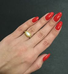 Δαχτυλιδι 18k με Μαργαριταρι-thumb-4