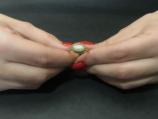 Δαχτυλιδι 18k με Μαργαριταρι-thumb-6