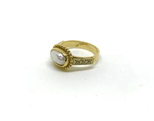 Δαχτυλιδι 18k με Μαργαριταρι-thumb-14