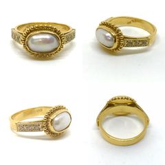 Δαχτυλιδι 18k με Μαργαριταρι-thumb-16