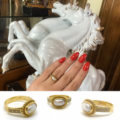 Δαχτυλιδι 18k με Μαργαριταρι-thumb-17