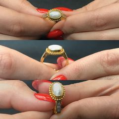 Δαχτυλιδι 18k με Μαργαριταρι-thumb-19
