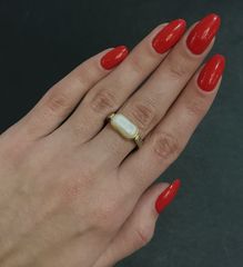 Δαχτυλιδι 18k με Μαργαριταρι-thumb-4