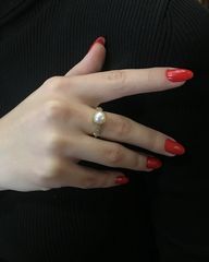 Δαχτυλιδι 18k με Μαργαριταρι-thumb-5
