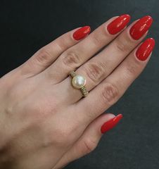 Δαχτυλιδι 18k με Μαργαριταρι-thumb-6