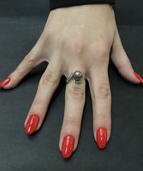 Δαχτυλιδι 18k με Μαργαριταρι-thumb-4