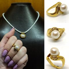 Δαχτυλιδι 18k με Μαργαριταρι-thumb-40