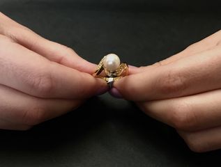 Δαχτυλιδι 18k με Μαργαριταρι-thumb-19