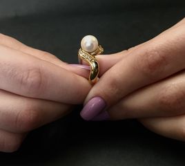 Δαχτυλιδι 18k με Μαργαριταρι-thumb-21