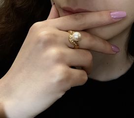 Δαχτυλιδι 18k με Μαργαριταρι-thumb-22