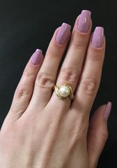 Δαχτυλιδι 18k με Μαργαριταρι-thumb-26