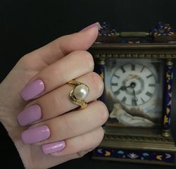 Δαχτυλιδι 18k με Μαργαριταρι-thumb-27