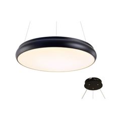 Aca Decor 2020 Κρεμαστό Φωτιστικό LED 32W Σε Μαύρο Χρώμα