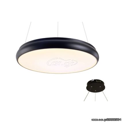 Aca Decor 2020 Κρεμαστό Φωτιστικό LED 32W Σε Μαύρο Χρώμα