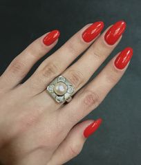 Δαχτυλιδι 18k με Μαργαριταρι-thumb-4