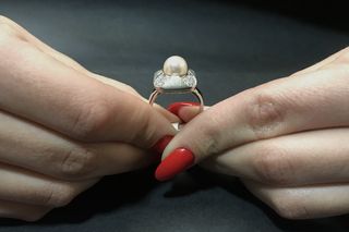 Δαχτυλιδι 18k με Μαργαριταρι-thumb-7
