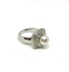 Δαχτυλιδι 18k με Μαργαριταρι-thumb-14