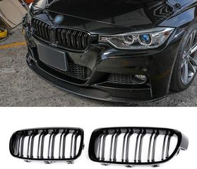 Μάσκες  Καρδιές BMW F30/F31 (2012-2019) M3-LOOK Μαύρο Γυαλιστερό