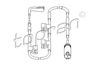 ΑΙΣΘΗΤΗΡΑΣ ΦΘΟΡΑΣ ΦΡΕΝΩΝ MINI COOPER(R55/R56/R57) ΟΠΙΣΘΙΟΣ HANS 501838