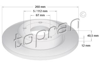 ΔΙΣΚΟΠΛΑΚΕΣ MERCEDES(A140) 97-04 ΕΜΠΡΟΣΘΙΕΣ HANS 400848