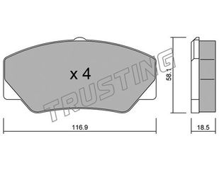 ΤΑΚΑΚΙΑ ΦΡΕΝΩΝ FORD TRANSIT 86-91 ΕΜΠΡΟΣΘΙΑ JOPEX 1563600710