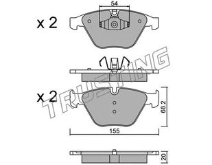 ΤΑΚΑΚΙΑ ΦΡΕΝΩΝ BMW 3/X1 (E90/E91/E92/E93/E84) JOPEX 1463601810