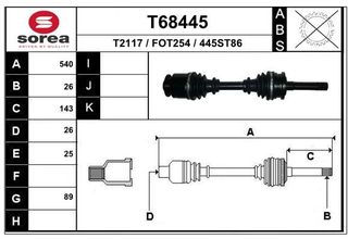 ΗΜΙΑΞΟΝΙΟ RANGER FORD 1362928