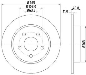 ΔΙΣΚΟΠΛΑΚΑ ΟΠ FOCUS 05- FORD 1575733